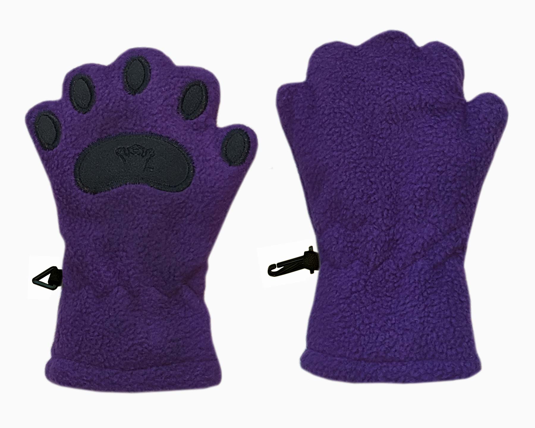 Infant & Toddler Dark Purple Fleece Mittens