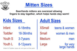 Infant & Toddler Orange Fleece Mittens