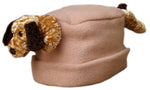 Floppy Ear Dog on Camel Fleece Buddy Hat