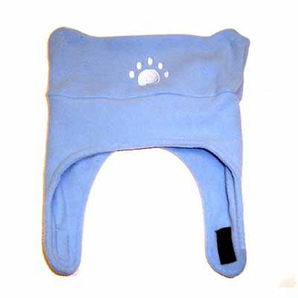 Infant Powder Blue Fleece Chinstrap Hat