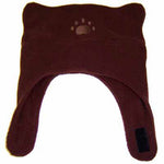 Infant & Toddler Brown Fleece Chinstrap Hat