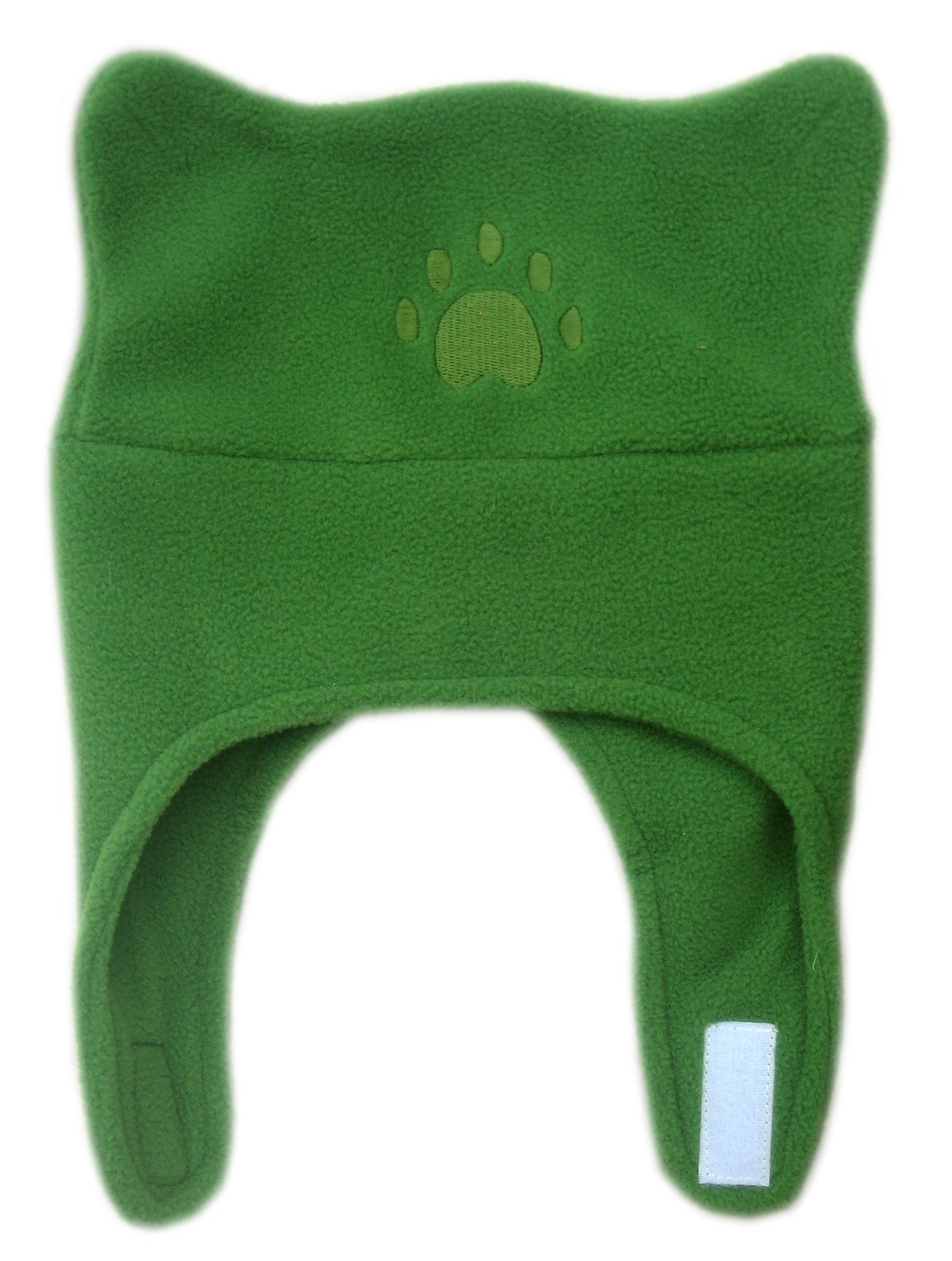 Infant & Toddler Green Fleece Chinstrap Hat