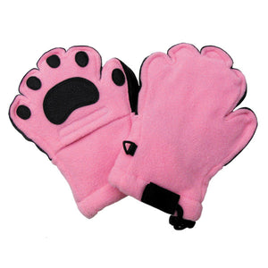 Kids Light Pink Mittens