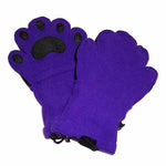 Adult Dark Purple Fleece Mittens