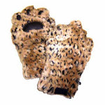 Adult Leopard Faux Fur Mittens
