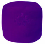 Dark Purple Paw Print Fleece Hat