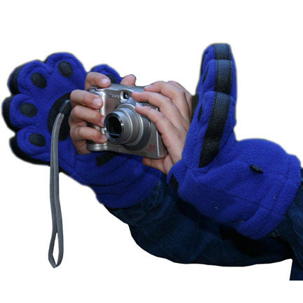 Kids Cobalt Blue Fleece Mittens