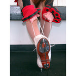Kids Red Fleece Mittens