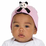 Panda on Pink Infant Hat